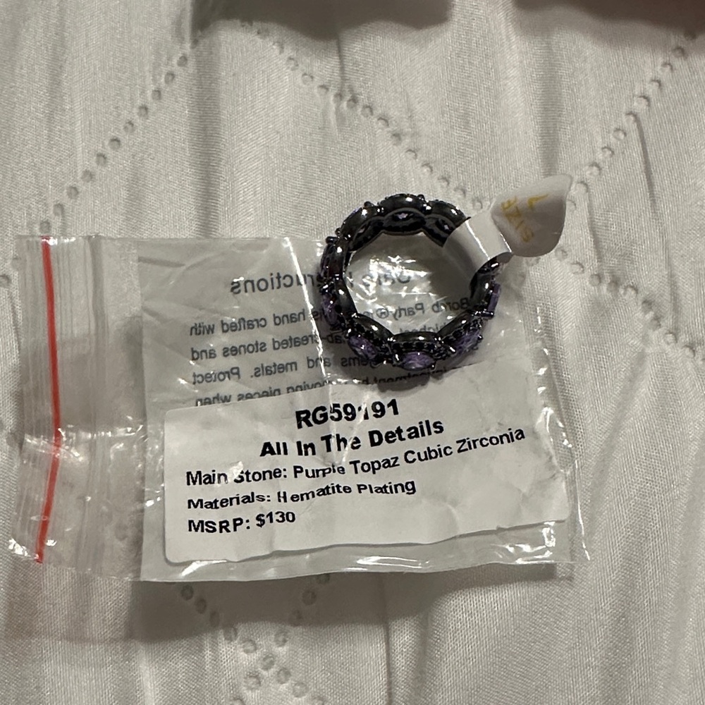 BP All In The Details Purple Topaz Ring